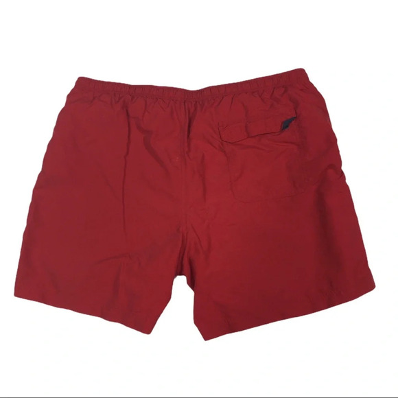 SH168 L.L. Bean Trendy Red Swim Trunks 40 - Picture 5 of 6